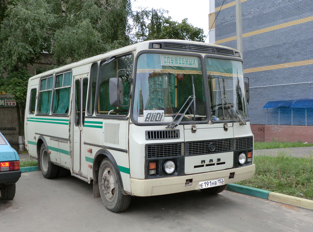 Нижегородская область, ПАЗ-32053 № Е 191 НВ 152