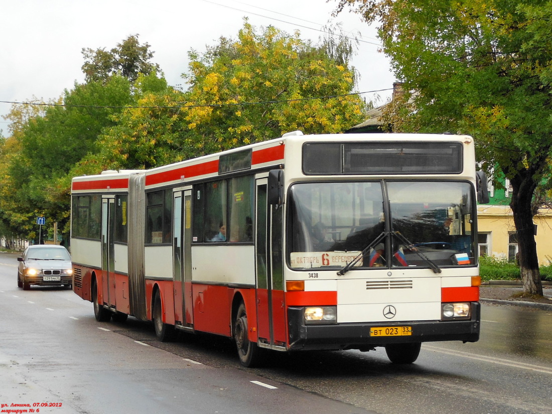 Владимирская область, Mercedes-Benz O405G № ВТ 023 33