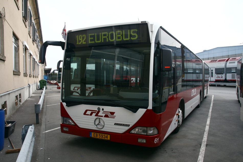 Люксембург, Mercedes-Benz O530G Citaro G № 61