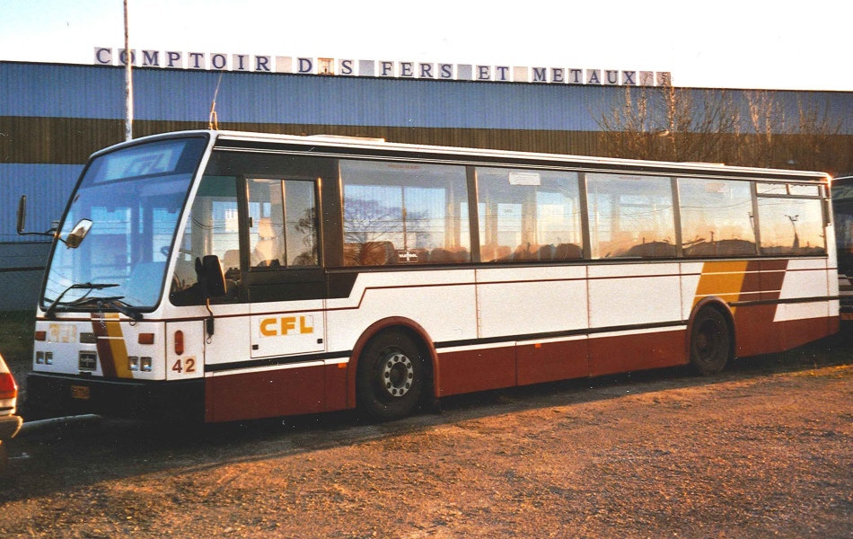 Люксембург, Van Hool A600 № 42