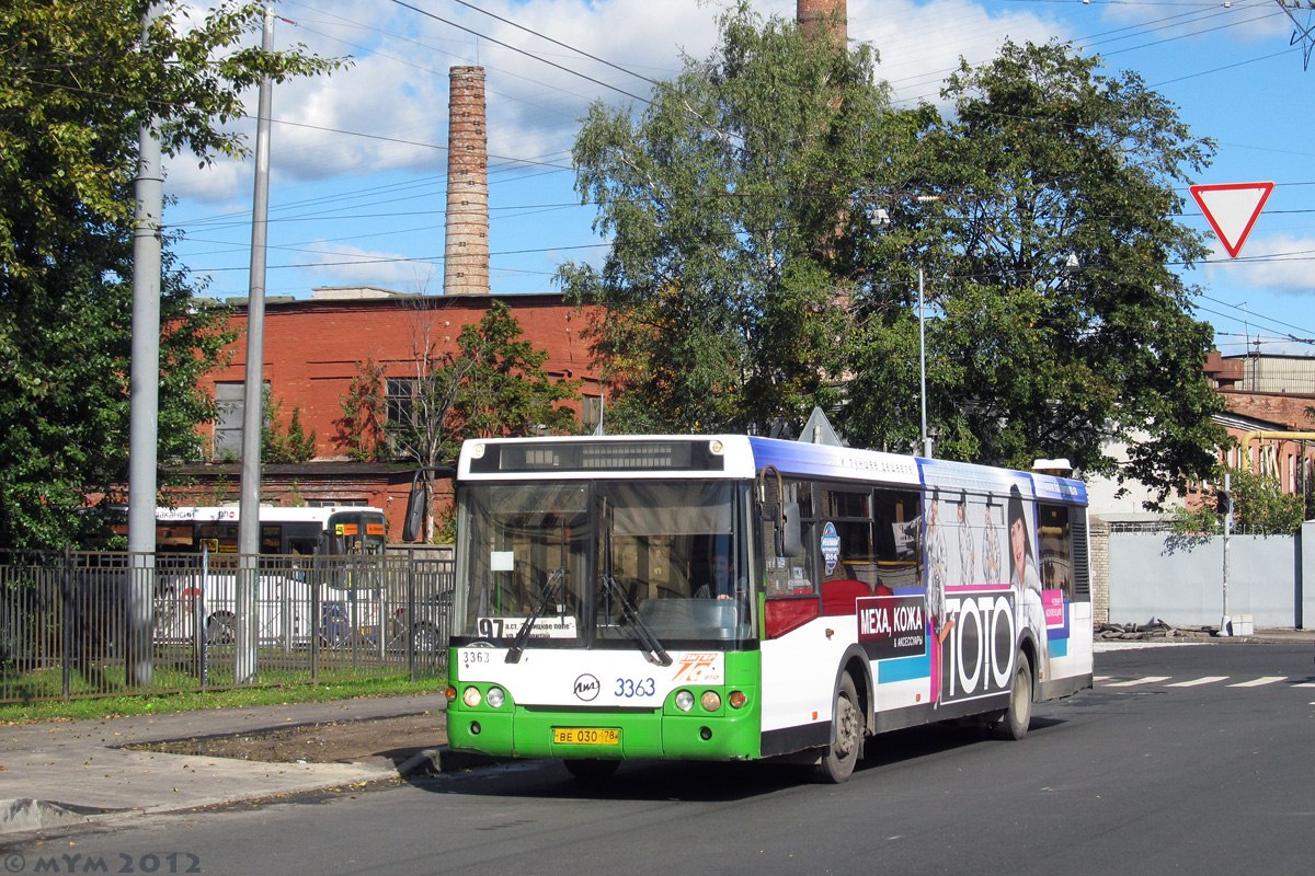 Санкт-Петербург, ЛиАЗ-5292.20 № 3363