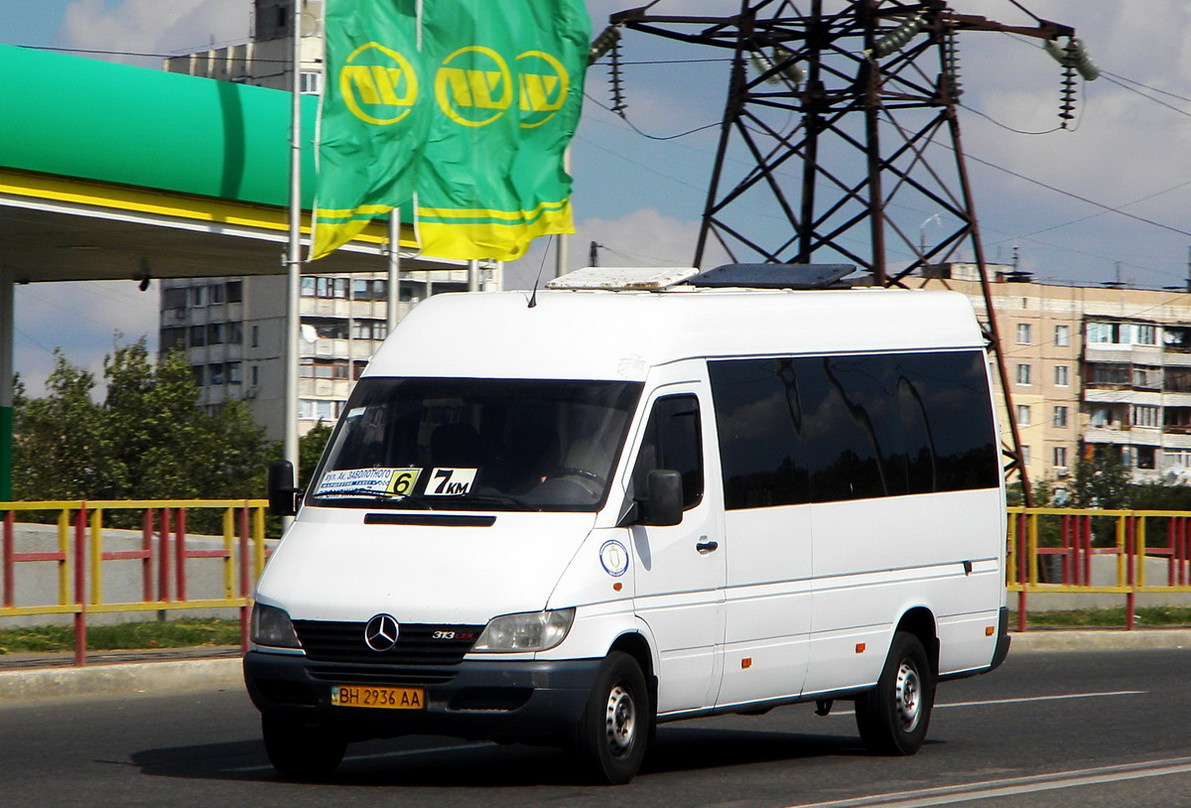 Одесская область, Mercedes-Benz Sprinter W903 313CDI № BH 2936 AA