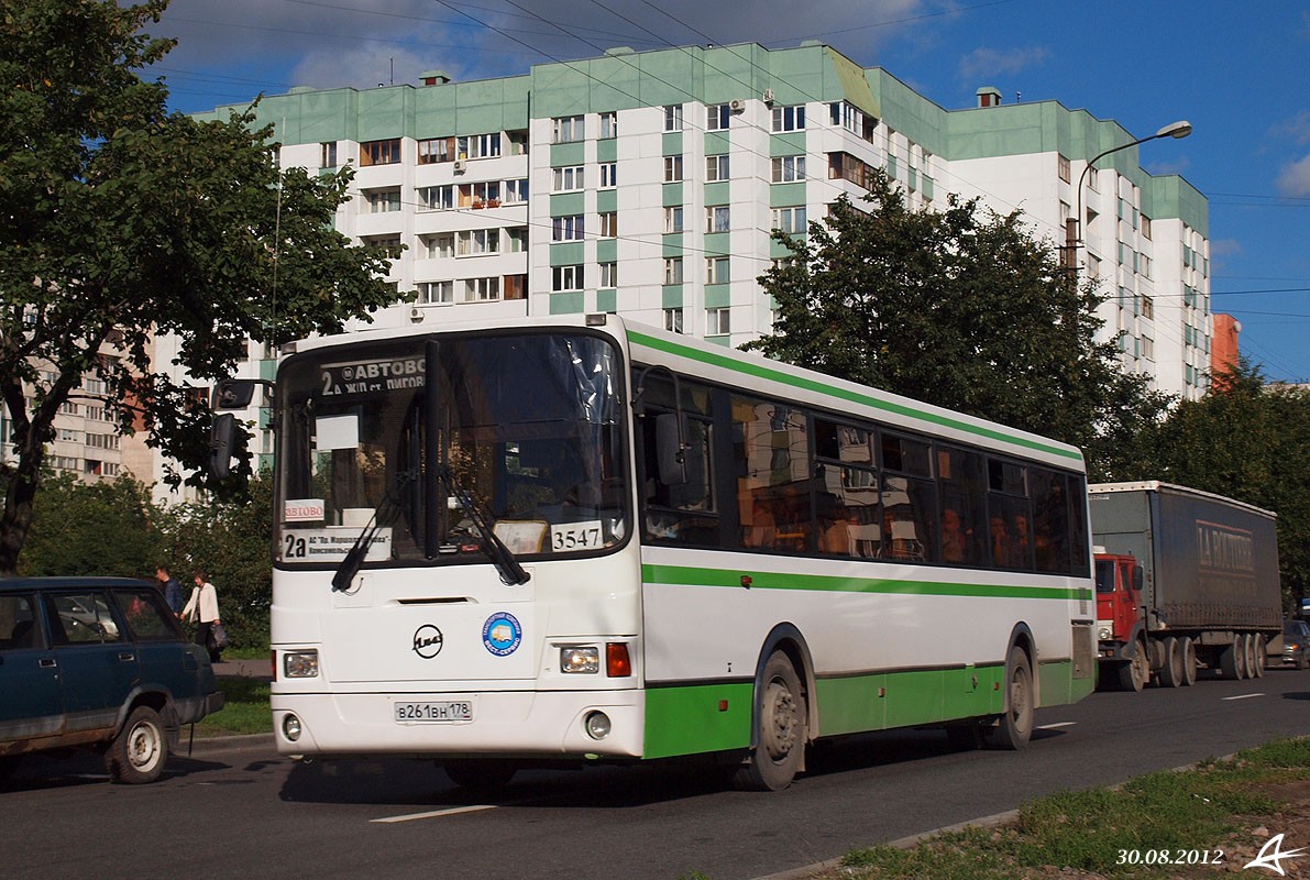 Санкт-Петербург, ЛиАЗ-5293.53 № 3547