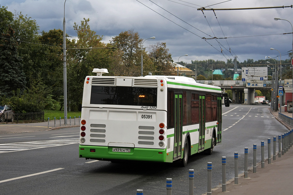 Москва, ЛиАЗ-5292.21 № 05391