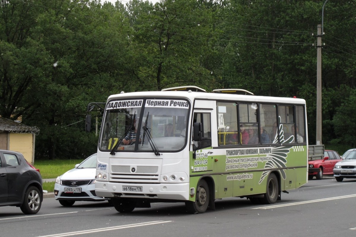 Санкт-Петербург, ПАЗ-320402-03 № В 618 ВН 178