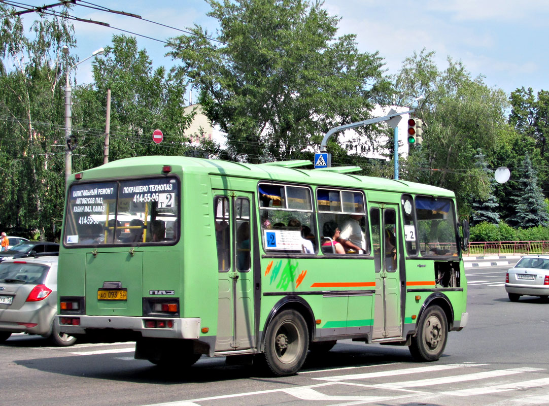 Нижегородская область, ПАЗ-32054 № АО 093 52