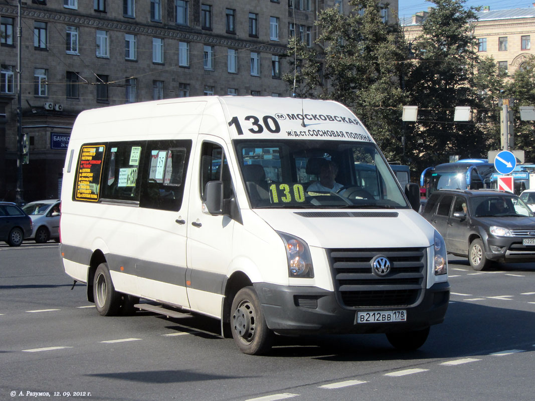 Санкт-Петербург, БТД-2219 (Volkswagen Crafter) № В 212 ВВ 178