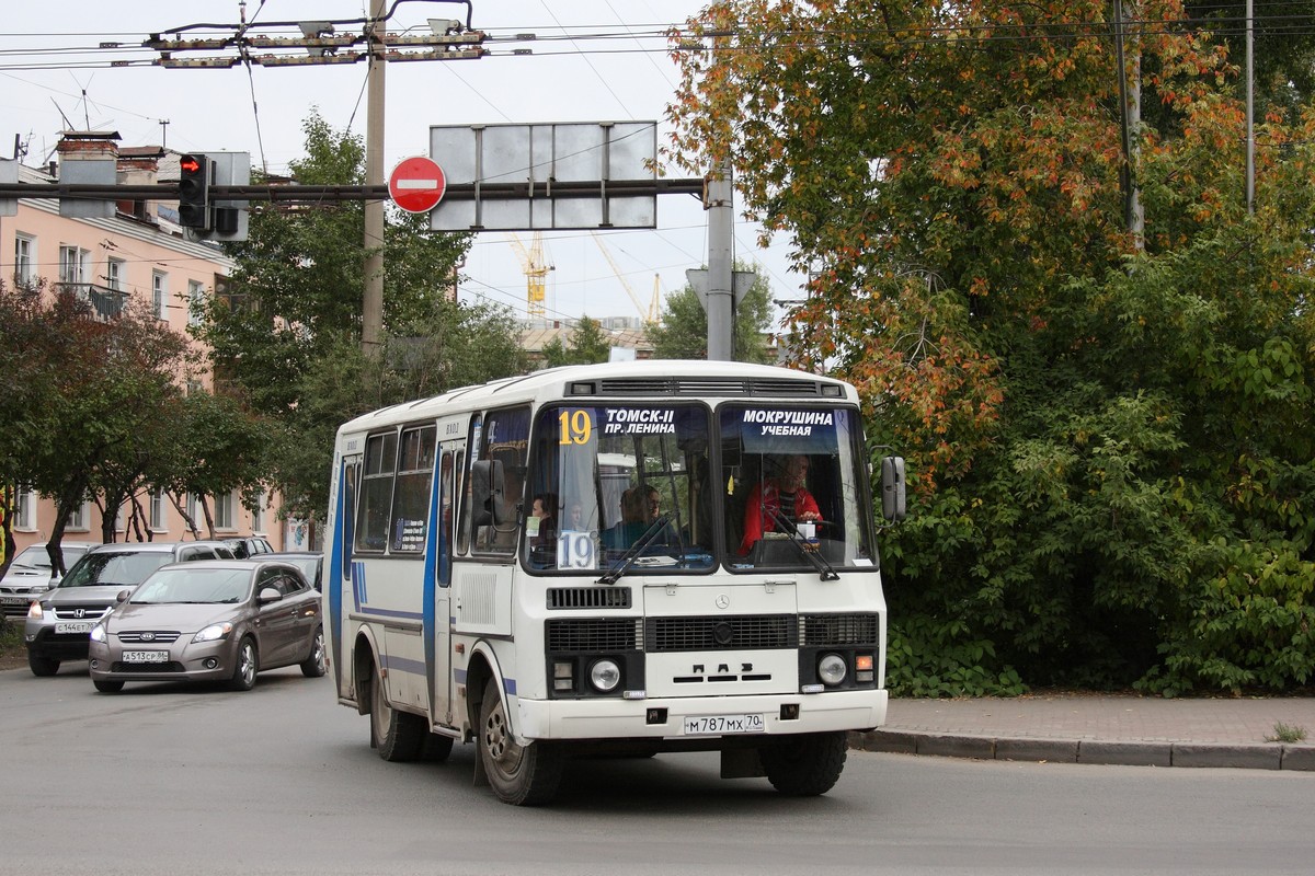 Томская область, ПАЗ-32051-110 № М 787 МХ 70