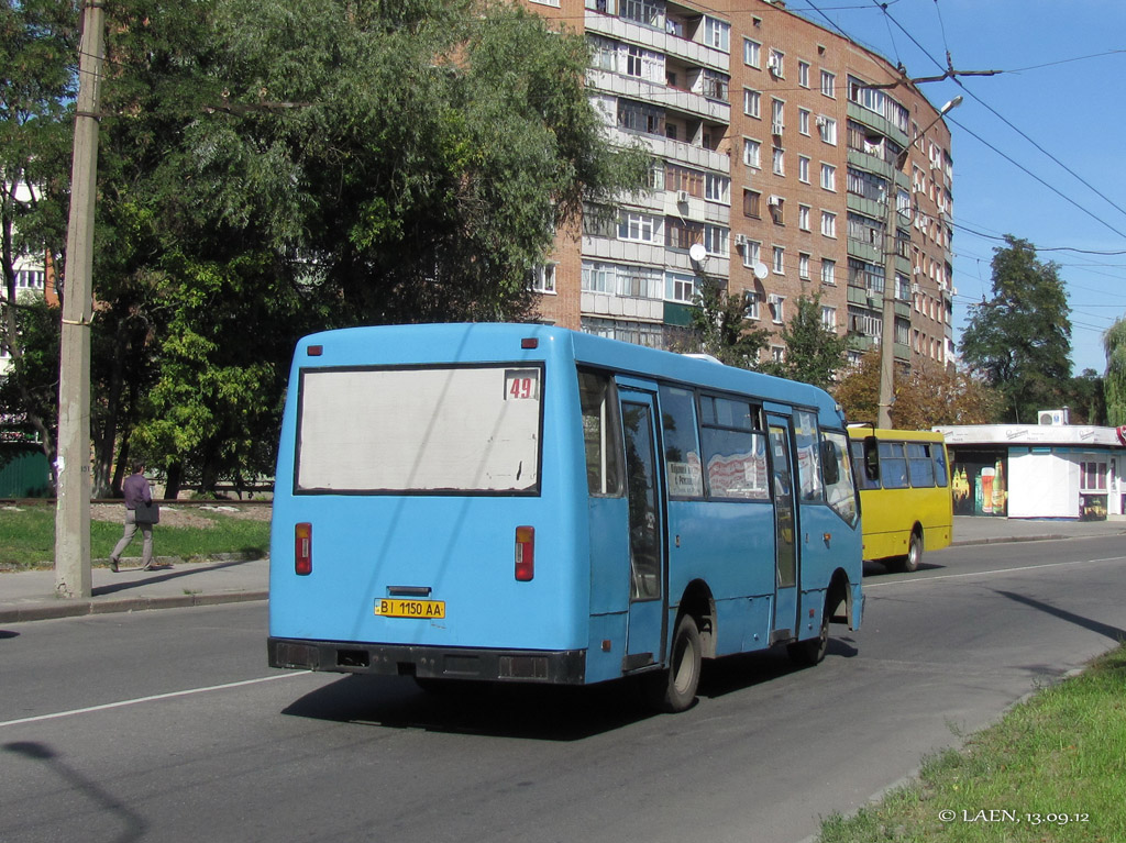 Полтавская область, Богдан А091 № BI 1150 AA