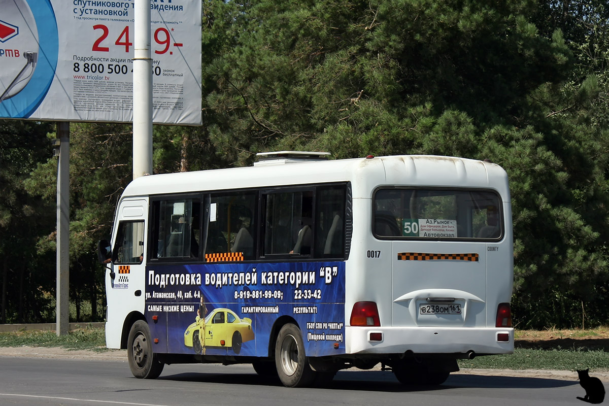 Ростовская область, Hyundai County LWB C11 (ТагАЗ) № 0017