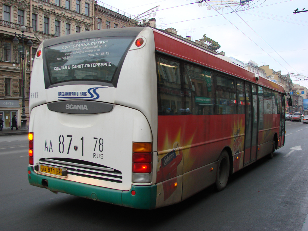 Санкт-Петербург, Scania OmniLink I (Скания-Питер) № 6913