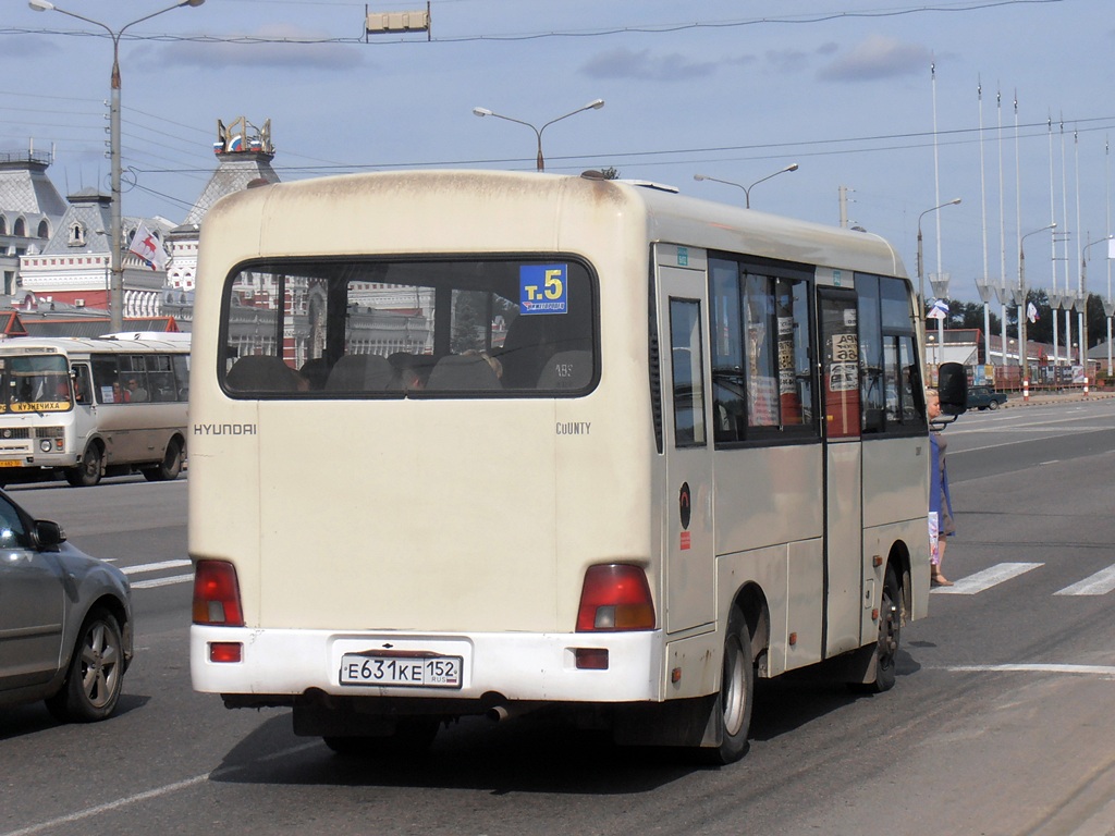 Нижегородская область, Hyundai County SWB C08 (РЗГА) № Е 631 КЕ 152