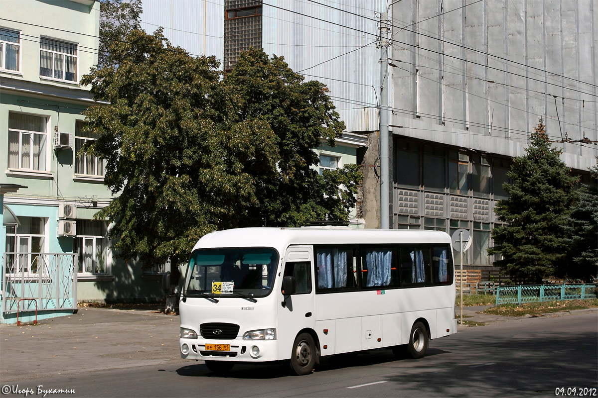 Ростовская область, Hyundai County LWB C09 (ТагАЗ) № КЕ 156 61