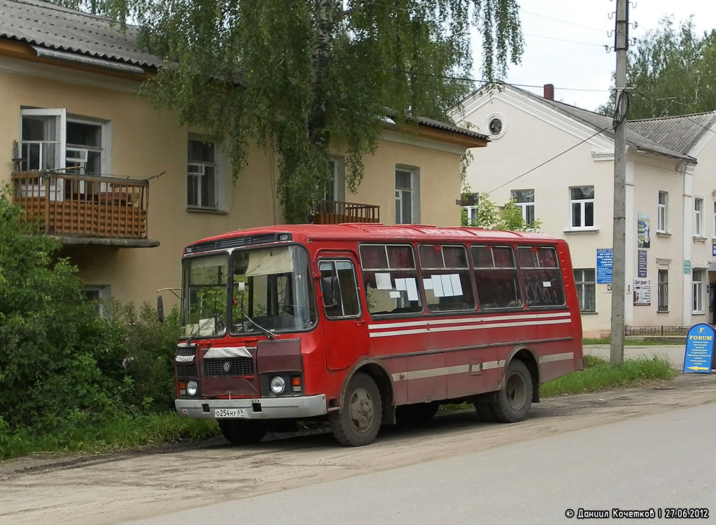 Тверская область, ПАЗ-3205 (00) № О 254 НУ 69