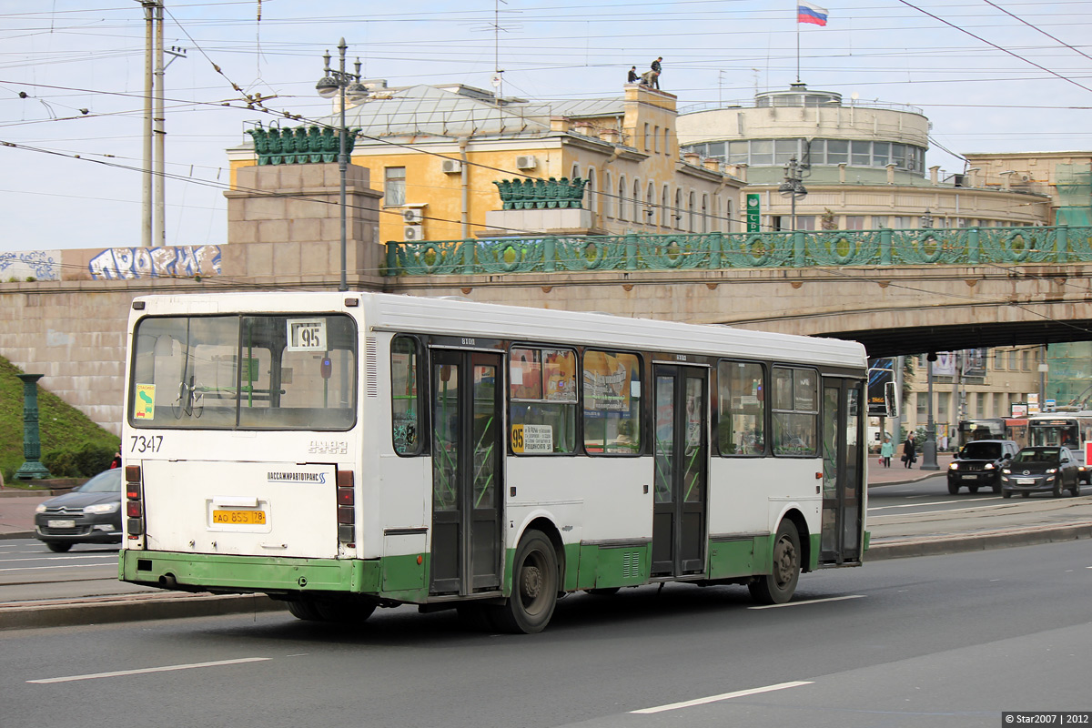 Санкт-Петербург, ЛиАЗ-5256.25 № 7347