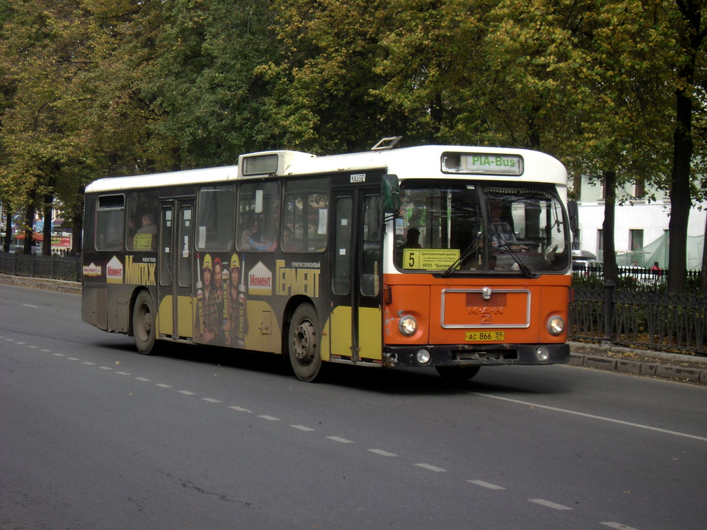 Пермский край, MAN 192 SL200 № АС 866 59