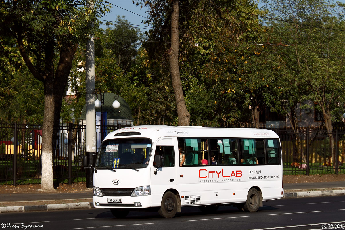 Краснодарский край, Hyundai County Kuzbass № Т 400 АР 123