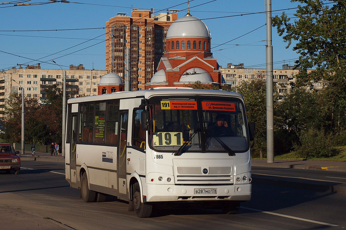 Санкт-Петербург, ПАЗ-320412-05 № 7665