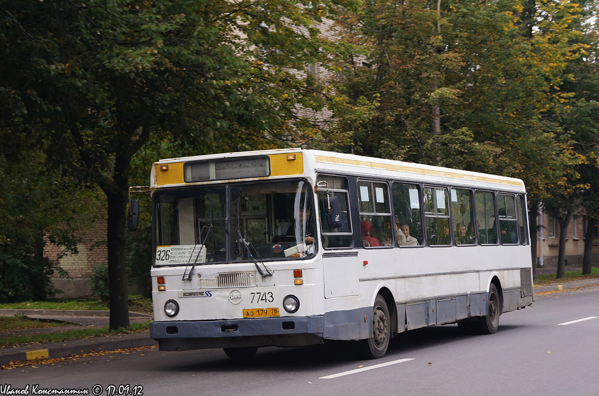 Санкт-Петербург, ЛиАЗ-5256.00 № 7743