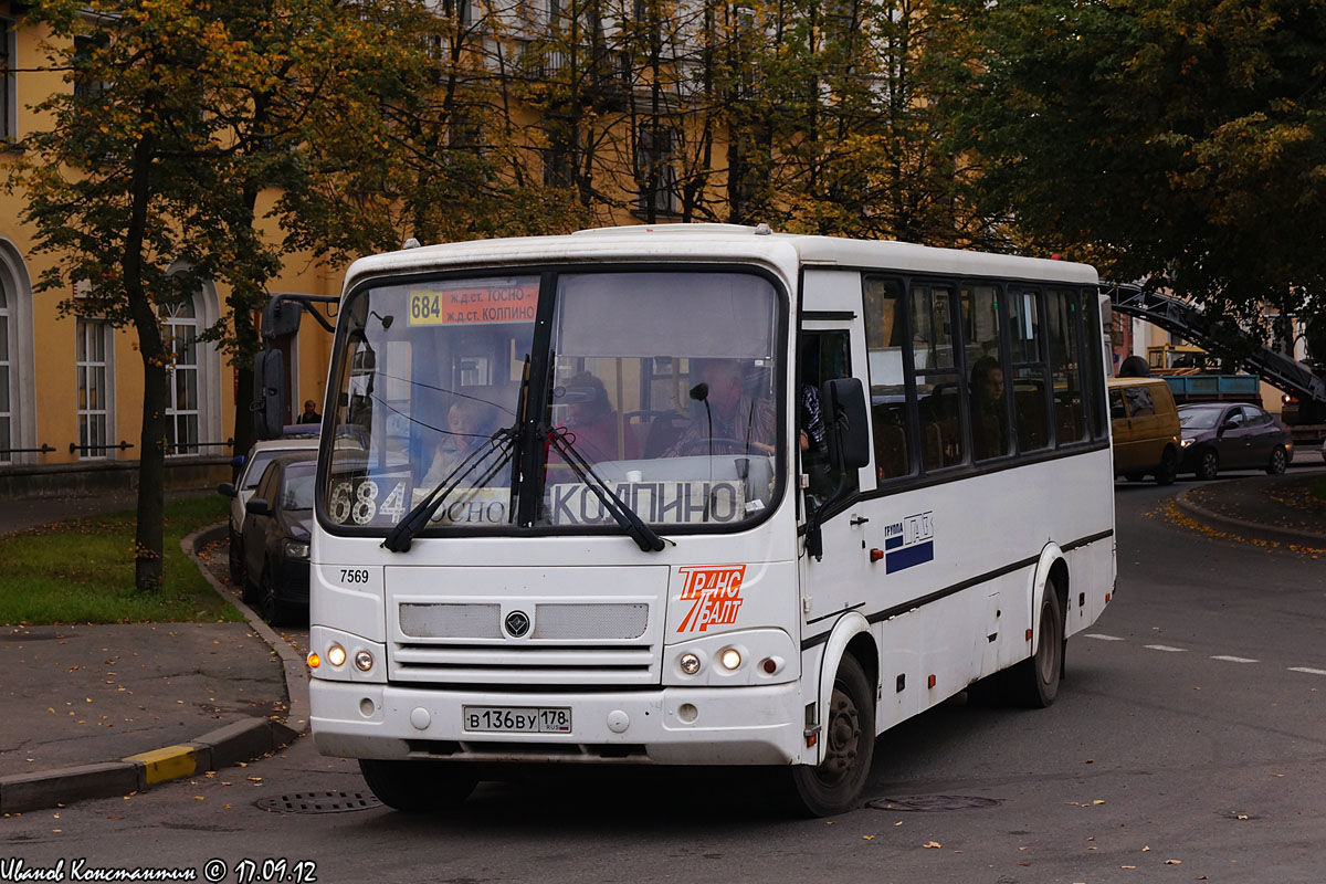 Ленинградская область, ПАЗ-320412-05 № 7569