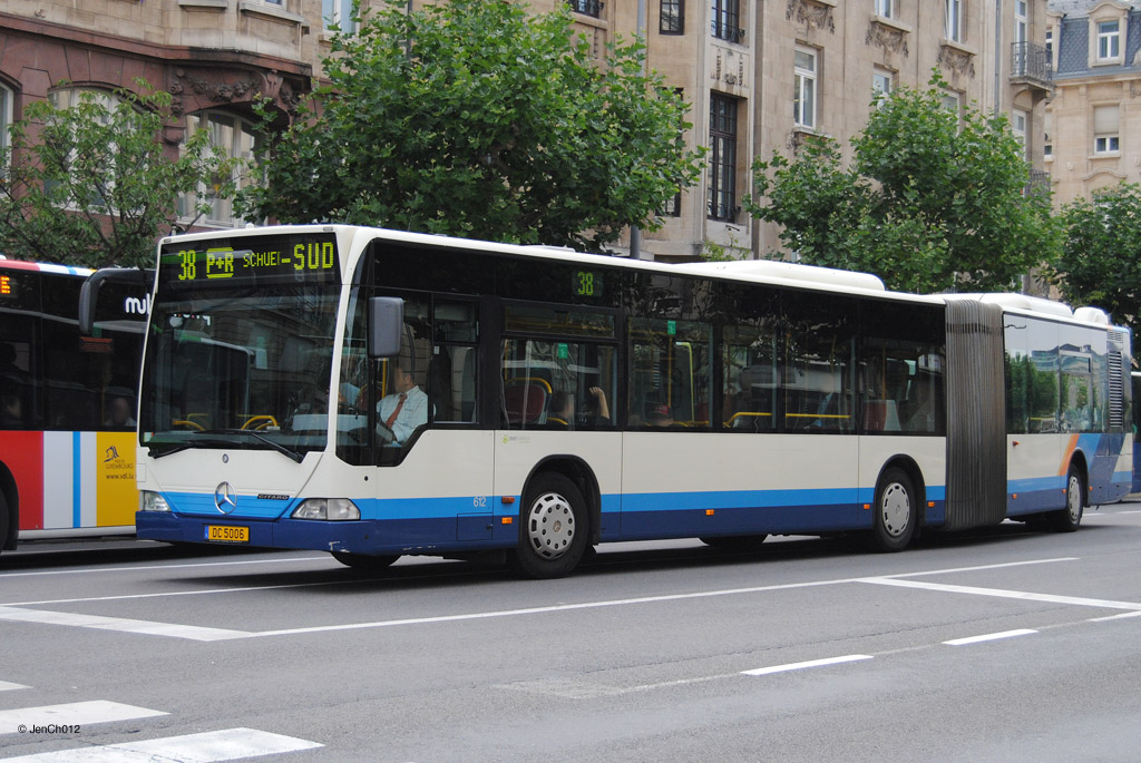 Luxembourg, Mercedes-Benz O530G Citaro G № 612