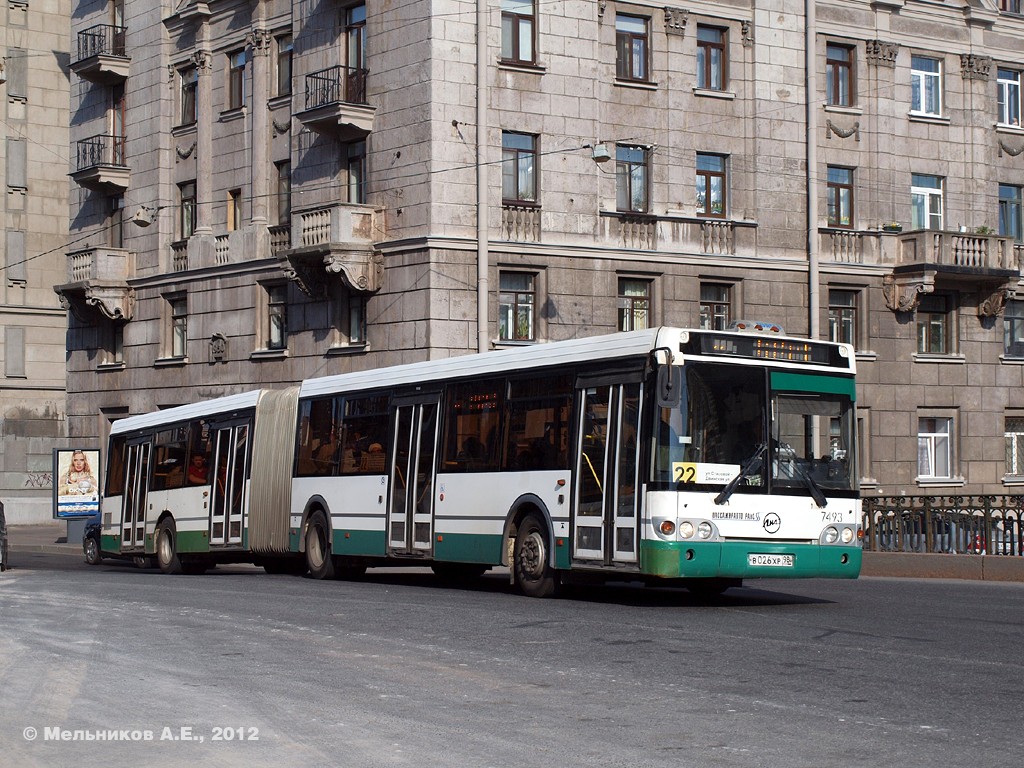 Санкт-Петербург, ЛиАЗ-6213.20 № 7493