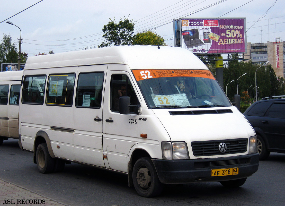 Новгородская область, Volkswagen LT46 № 7745