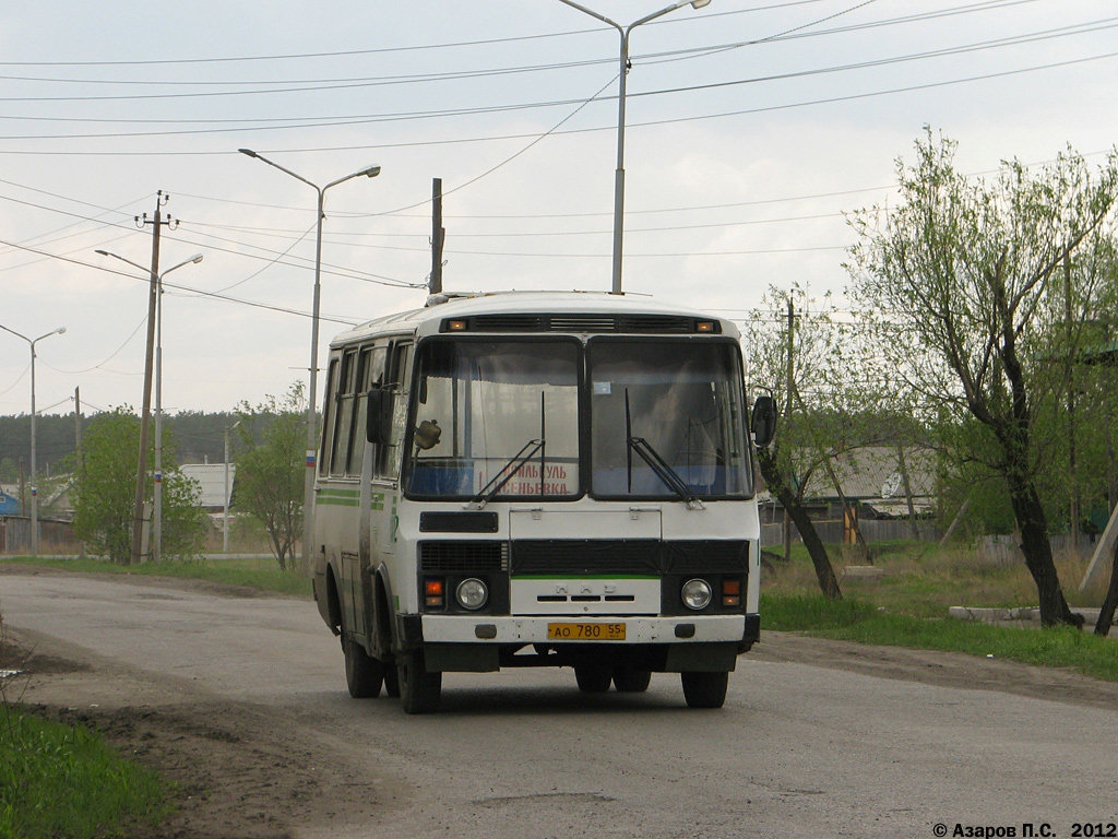 Омская область, ПАЗ-3205 (00) № 1302