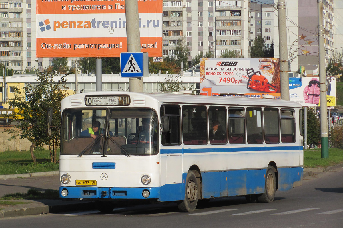 Penza region, Mercedes-Benz O307 Nr. АМ 673 58