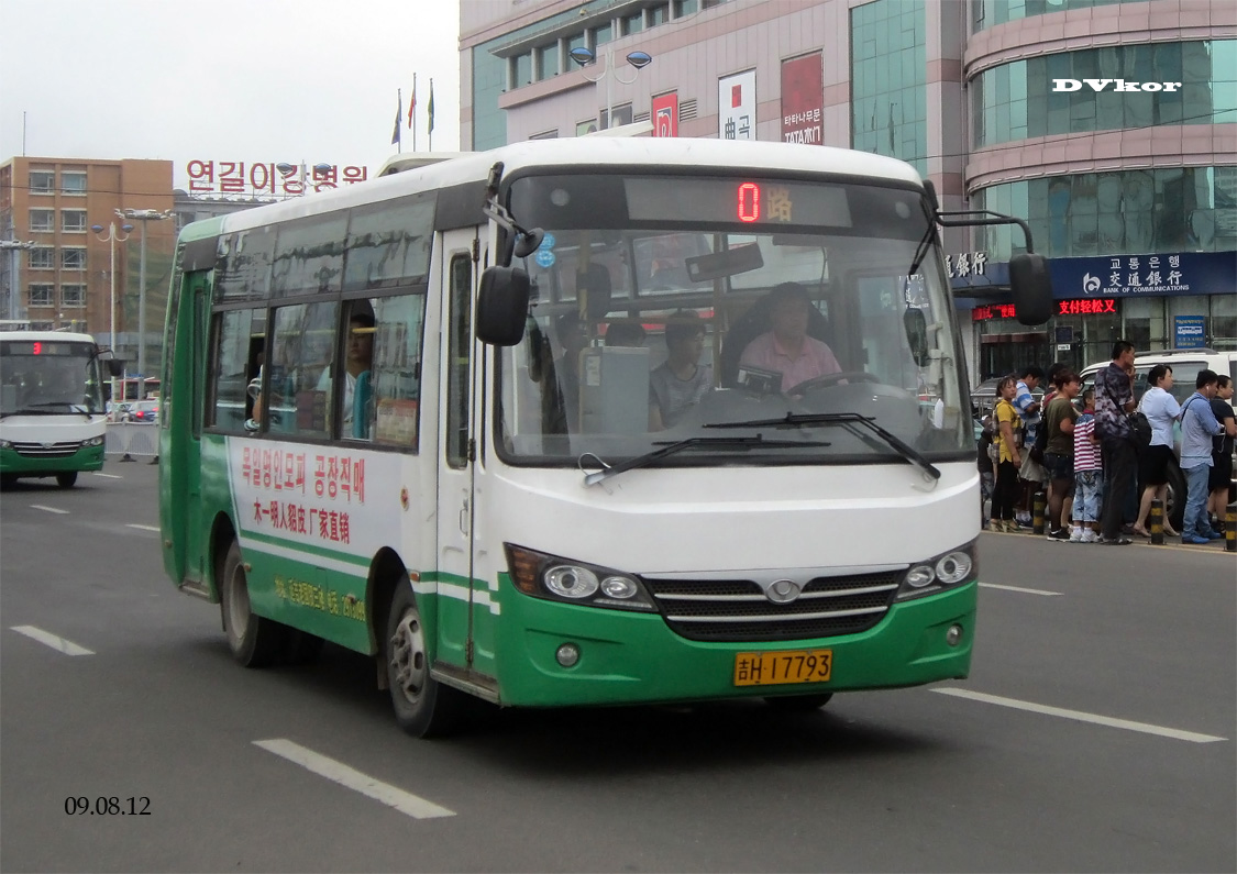 Китай, YouYi ZGT6718 № 吉H 17793