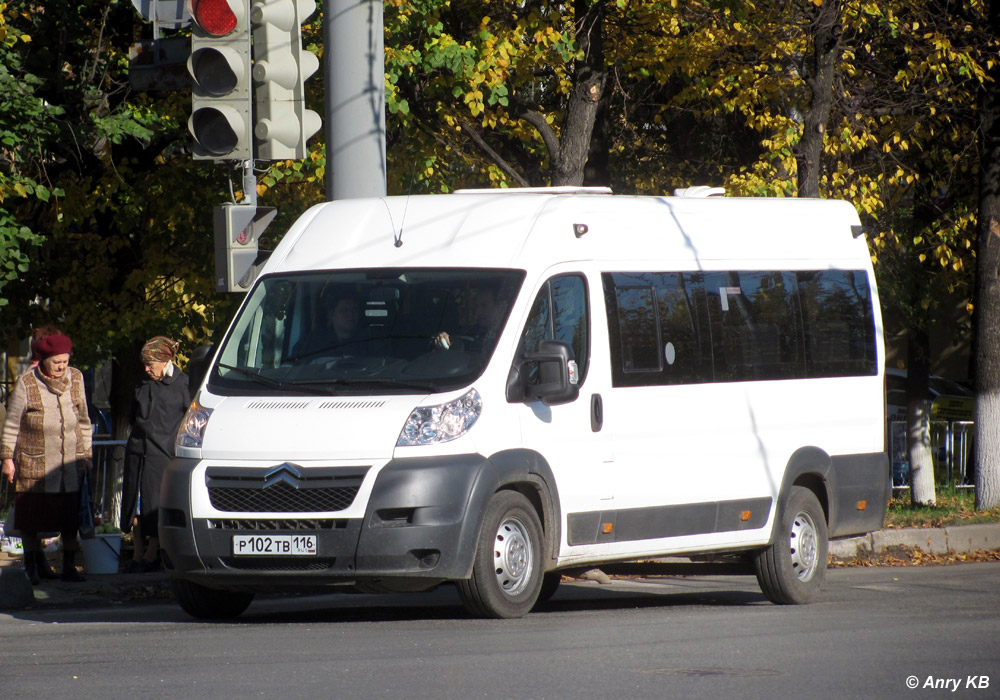 Tatarstánu, Nizhegorodets-2227W (Citroёn Jumper) č. Р 102 ТВ 116