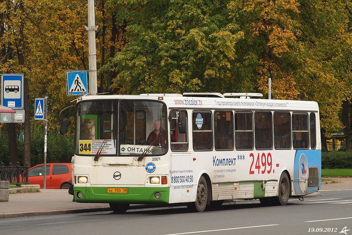 Санкт-Петербург, ЛиАЗ-5256.25 № 3064