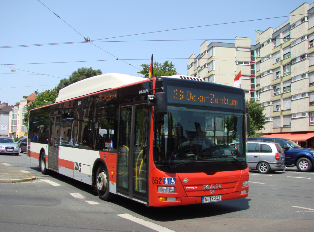 Bavaria, MAN A21 Lion's City NL243 CNG № 552