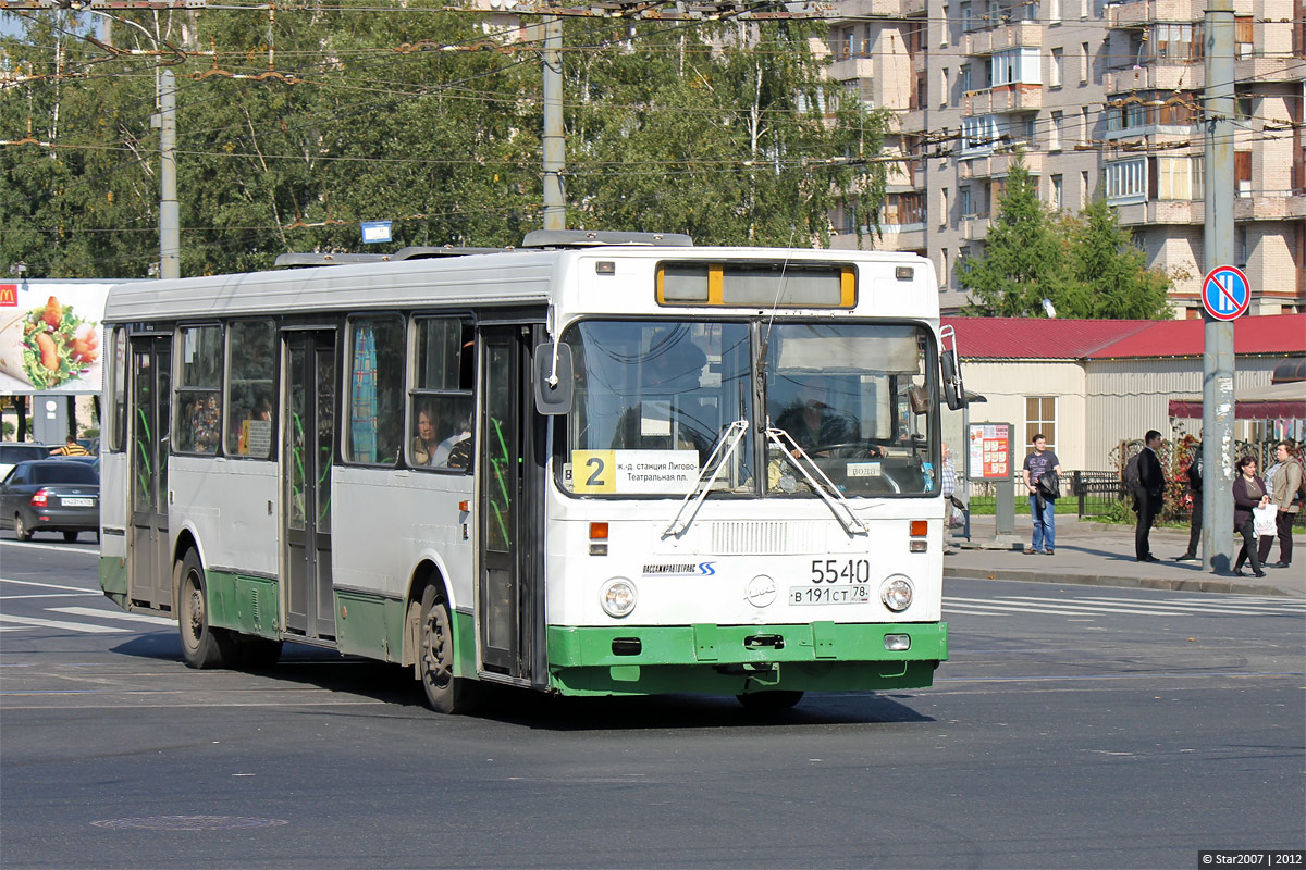 Petrohrad, LiAZ-5256.25 č. 5540
