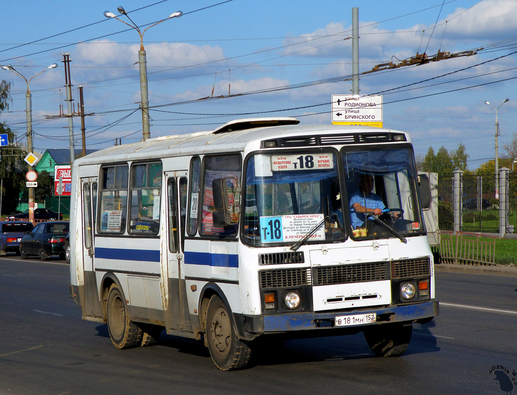 Нижегородская область, ПАЗ-32054-07 № В 181 МН 152