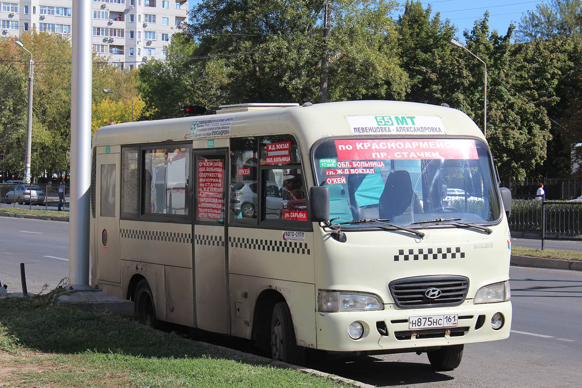 Rostov region, Hyundai County SWB C08 (RZGA) № Н 875 НС 161