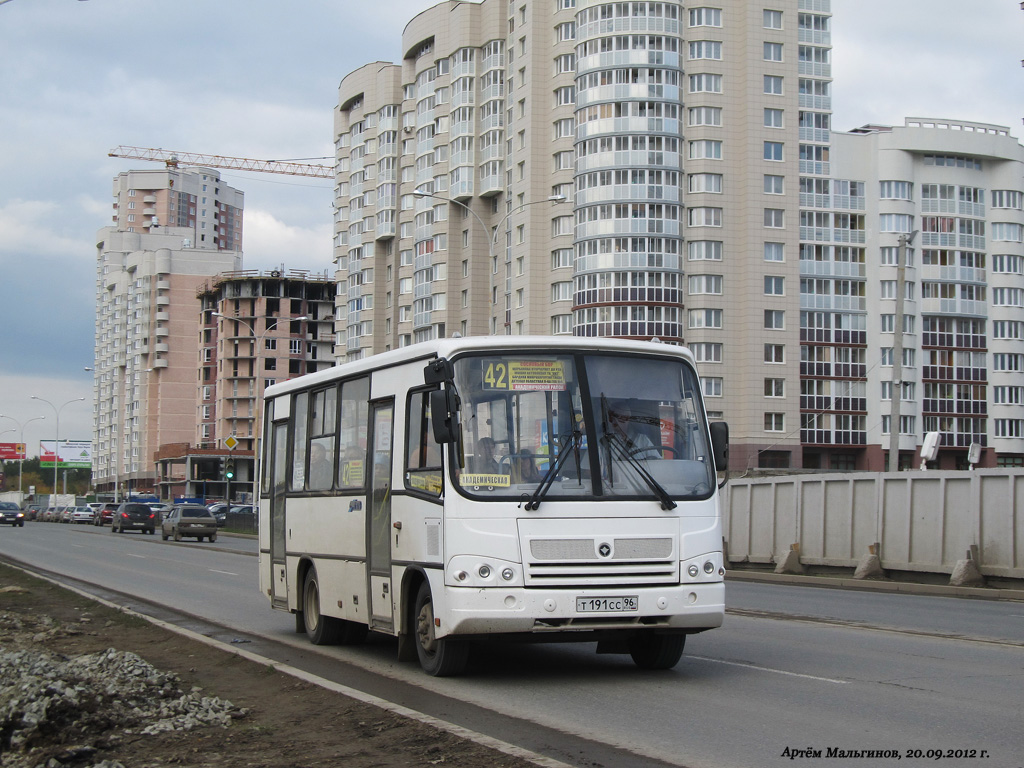 Свердловская область, ПАЗ-320402-03 № Т 191 СС 96