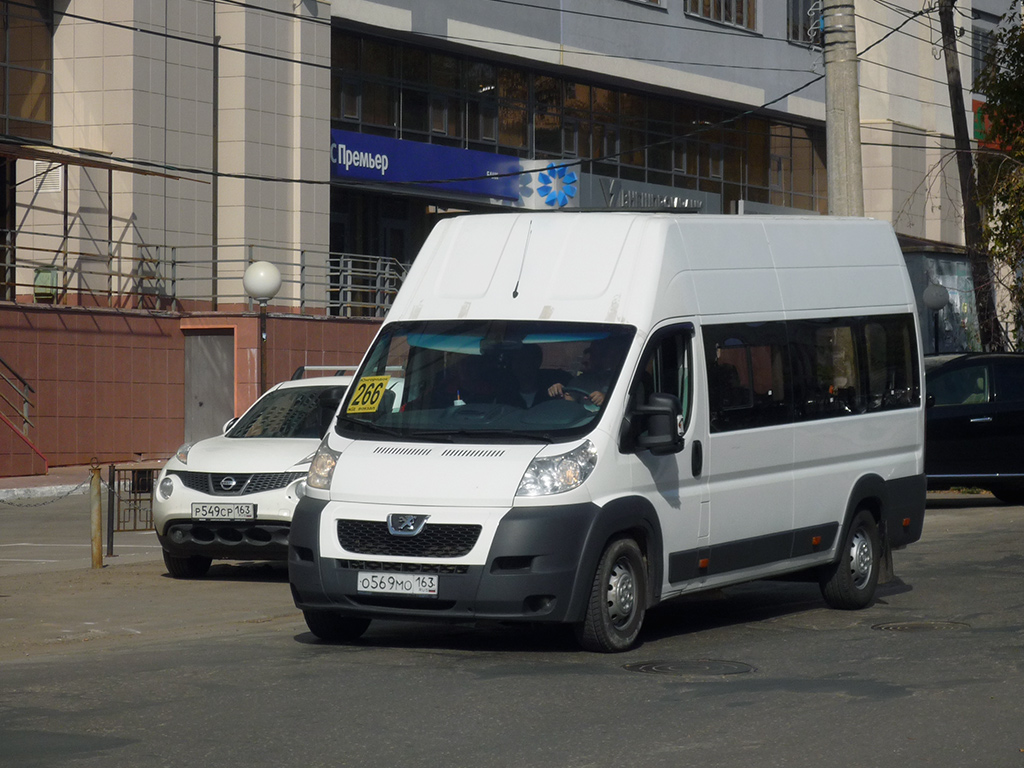 266 маршрутка в Самаре - схема движения на карте