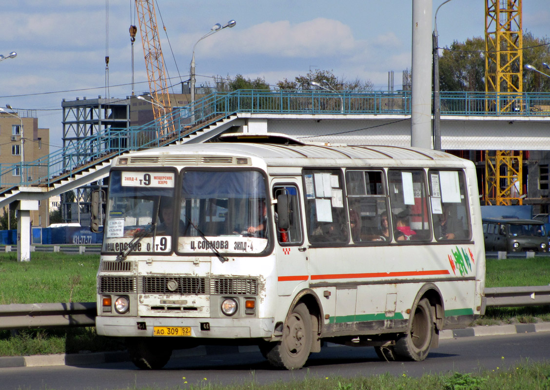 Нижегородская область, ПАЗ-32054 № АО 309 52