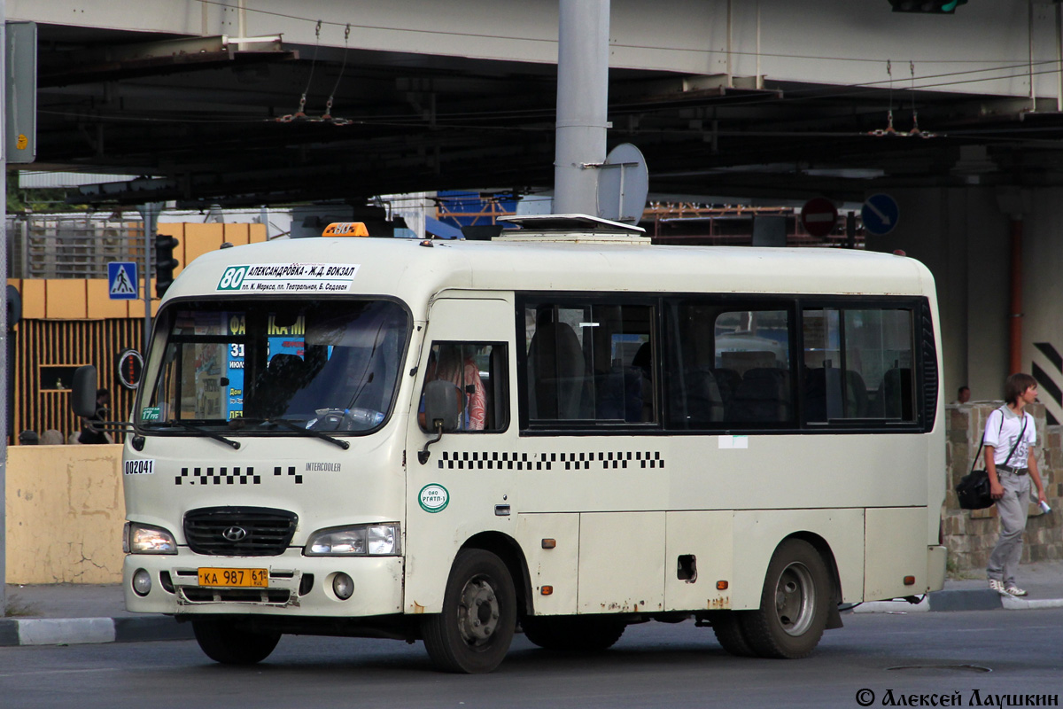 Ростовская область, Hyundai County SWB C08 (РЗГА) № 002041