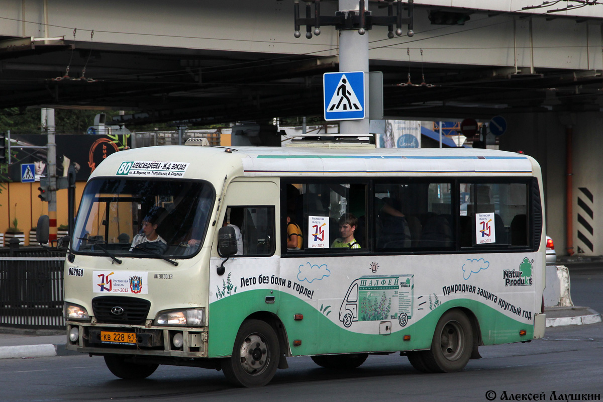 Ростовская область, Hyundai County SWB C08 (РЗГА) № 002059