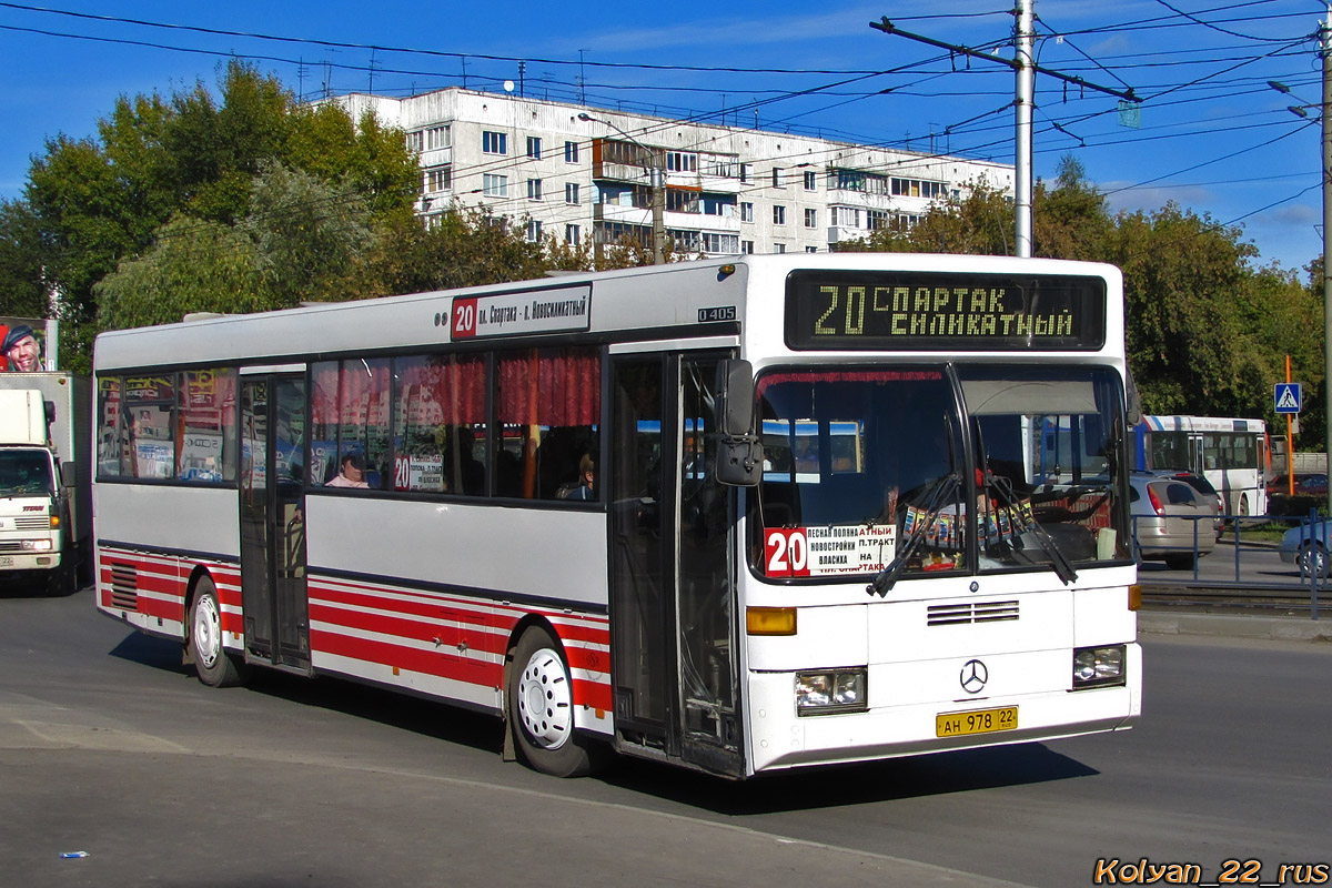 Алтайский край, Mercedes-Benz O405 № АН 978 22