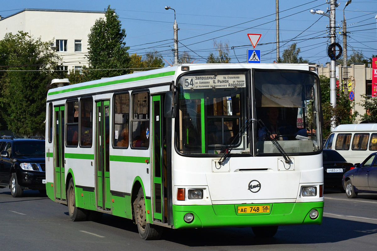 Пензенская область, ЛиАЗ-5256.45 № АЕ 748 58