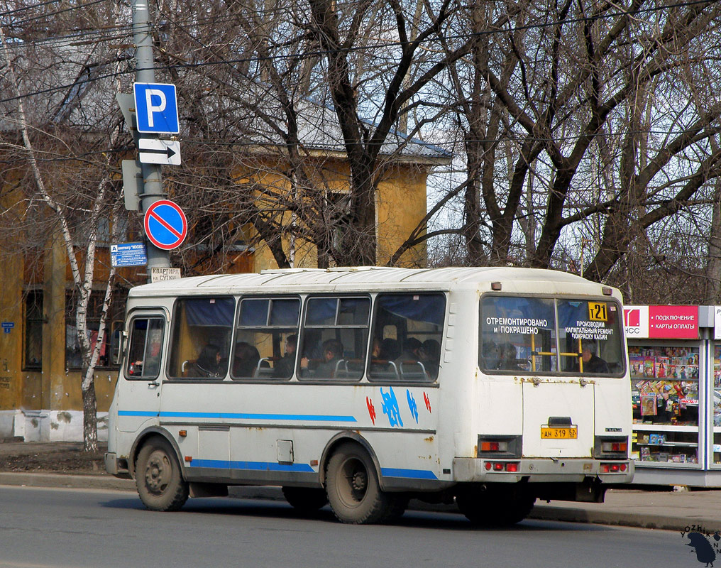 Нижегородская область, ПАЗ-32054 № АН 319 52