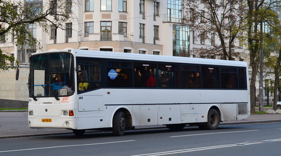 Санкт-Петербург, ЛиАЗ-5256.23-01 (ГолАЗ) № 3418