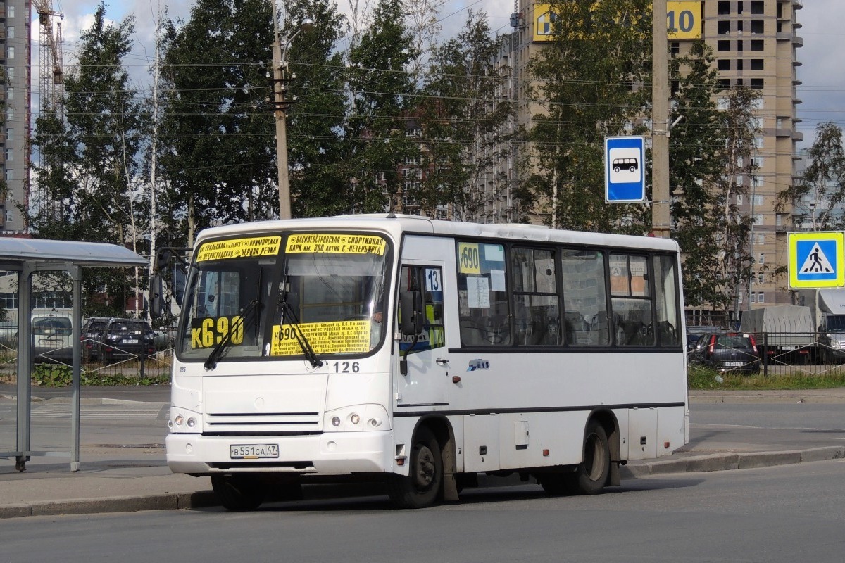 Санкт-Петербург, ПАЗ-320402-03 № 126