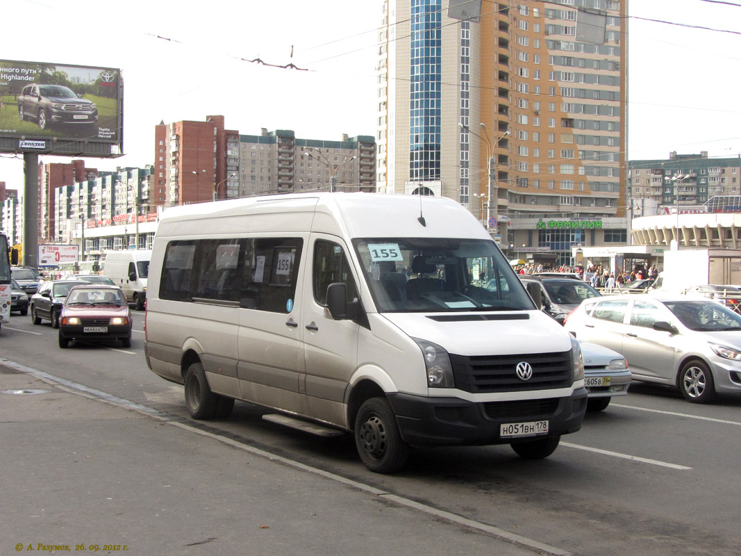 Санкт-Петербург, Луидор-22370C (Volkswagen Crafter) № Н 051 ВН 178