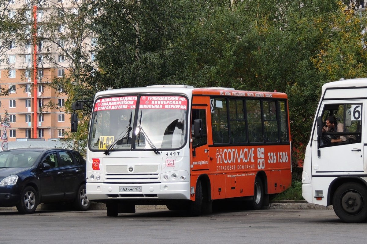 Санкт-Петербург, ПАЗ-320402-05 № n417