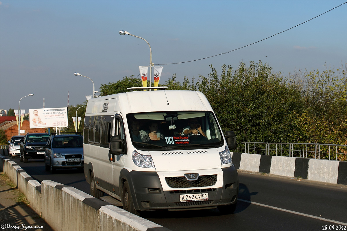 Адыгея, Нижегородец-2227SK (Peugeot Boxer) № А 242 СУ 01