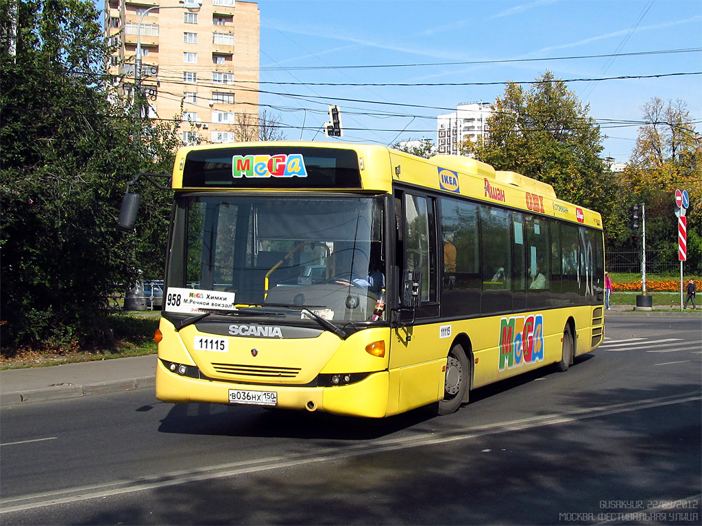 Moskwa, Scania OmniLink II (Scania-St.Petersburg) Nr 11115